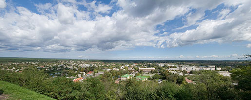 Вид с Замковой горы