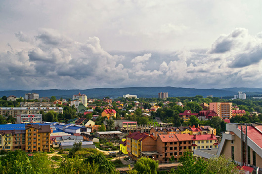 Трускавець. Панорама міста