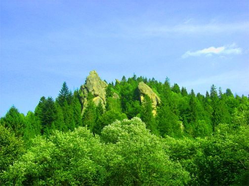 Урицкие скалы. Тустань