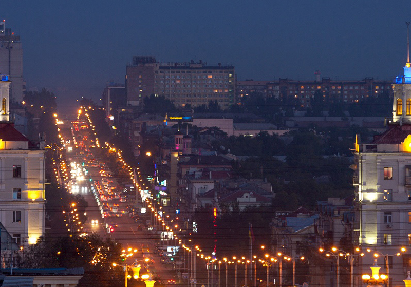 Соборний проспект. Панорама