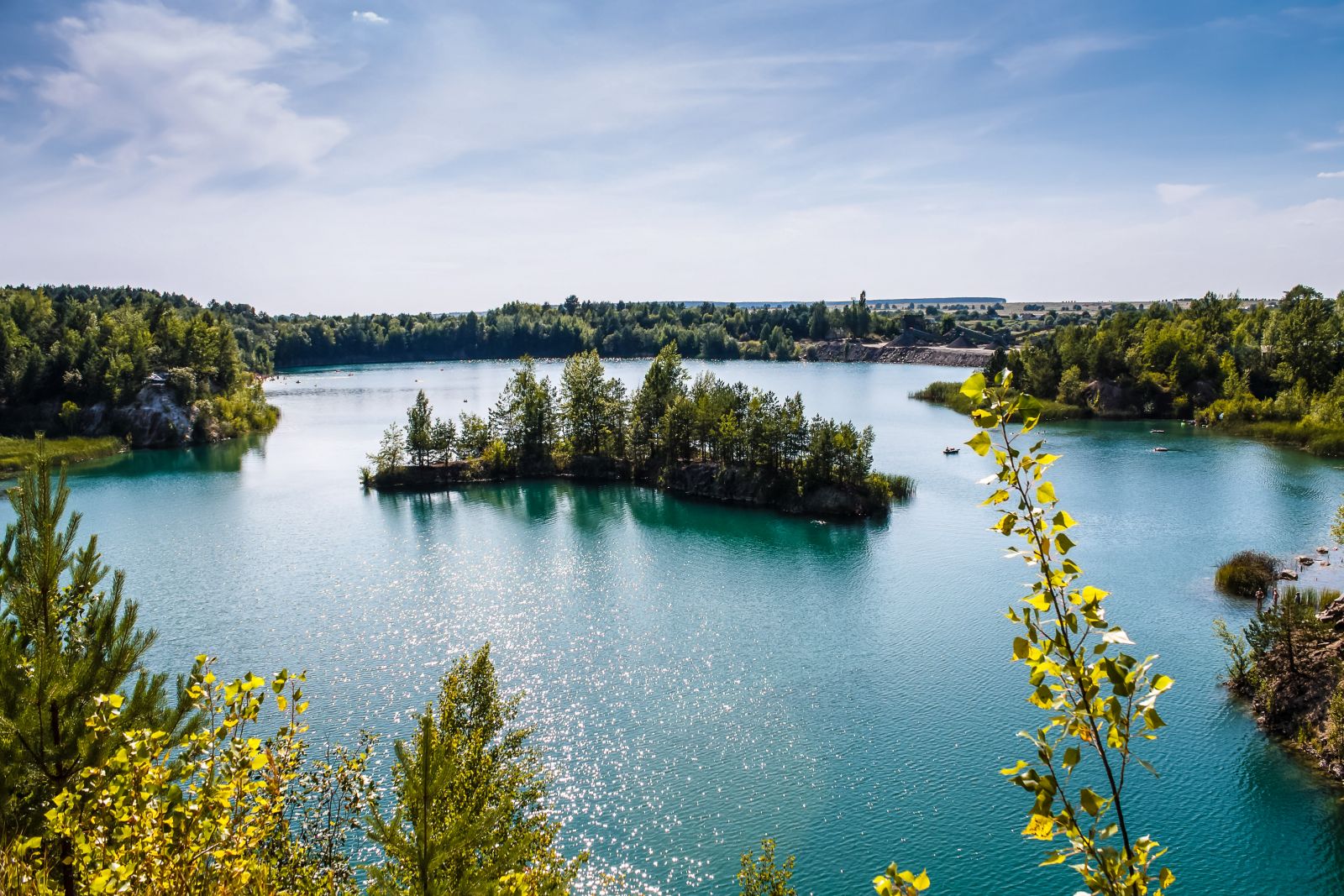 "Блакитна лагуна" у кар'єрі. Фото: Людмила Голуб, CC BY-SA 3.0