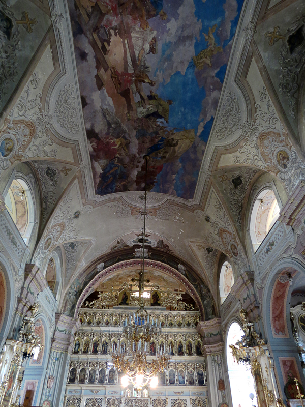 Розпис плафону всередині. Художник Йосип Бокшай. Фото: cikave.com.ua